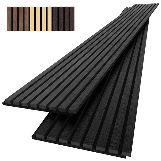 High-quality easy-to-install modern design wooden slat soundproofing panels with deep embossing - direct from manufacturer-海智集-