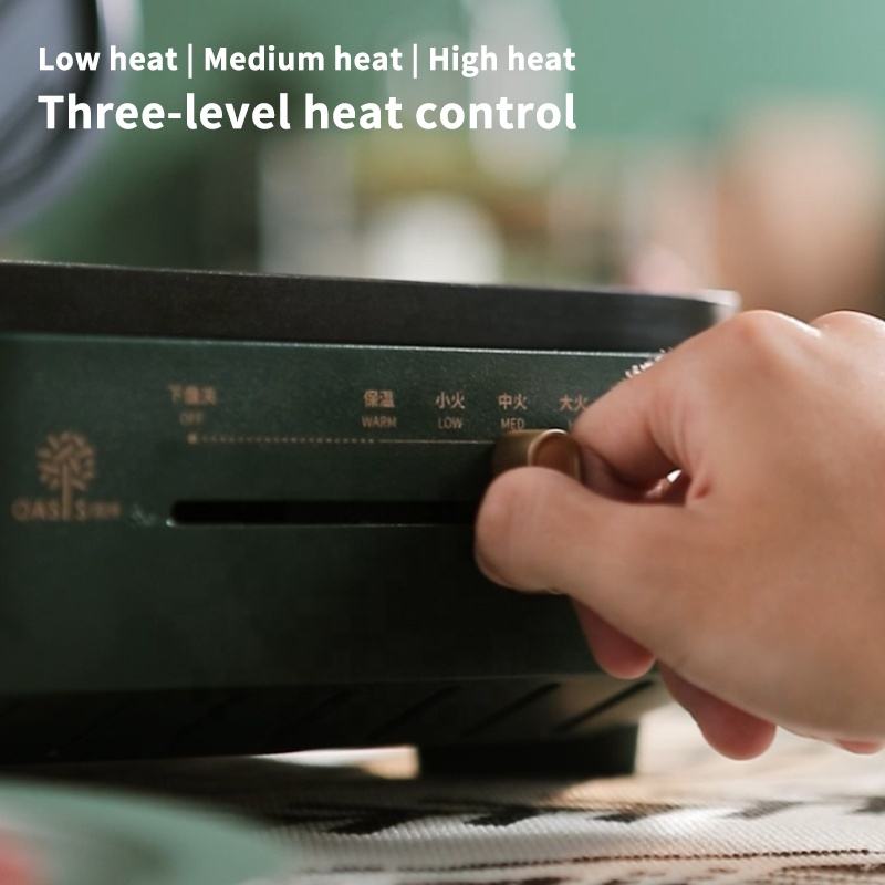 Electric Cooker Multi-Function Household Intelligent Split Small Electric Pot Cooker 110V 220V Dormitory Electric Hot Pot-海智集-