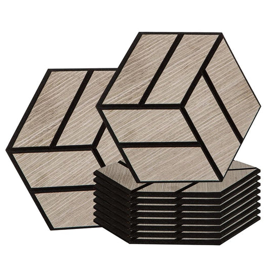 Hexagonal Akupanel soundproof wood veneer wall panel soundproof board soundproof board manufacturer-海智集-