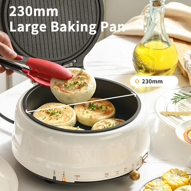 High-quality White Multi-function Cooking and Grilling All-in-one Pot and Independent Temperature Control for Trays Electric 220-海智集-