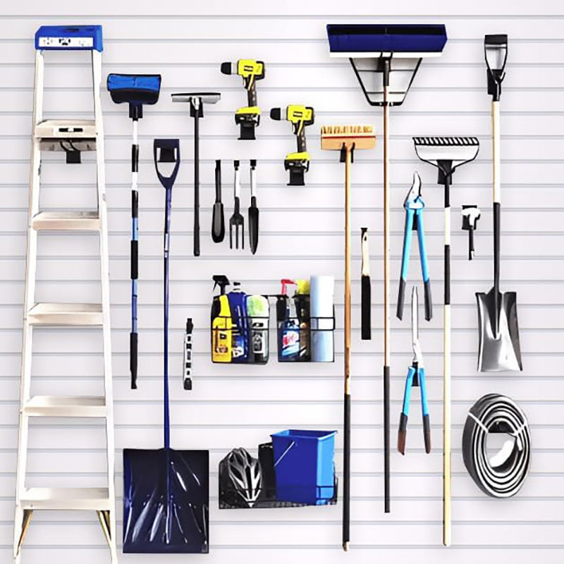 OEM Garage Tool Home Storage Wpc Fluted Wall Panel Custom Wpc Decorative Panels Custom Wpc Slatwall Panels