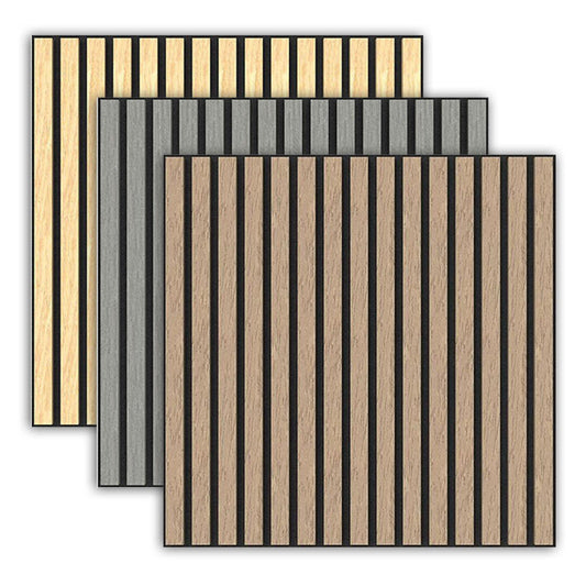 wholesale 600mm x 600mm wooden soundproof wall panels, medium-density fiberboard sound-absorbing custom decorative panels-海智集-