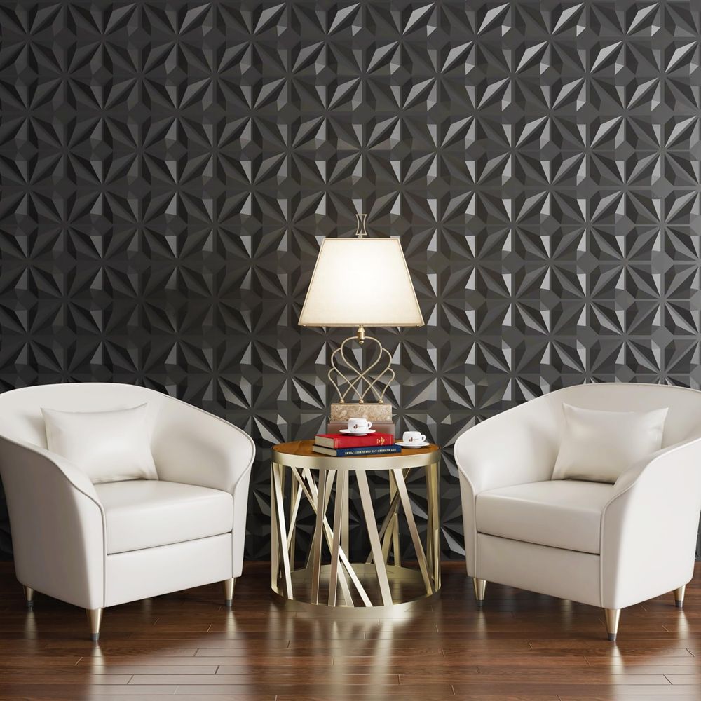 Affordable Peel and Stick 3D PVC Wall Panel PVC Material for Retail Shop Decor-海智集-