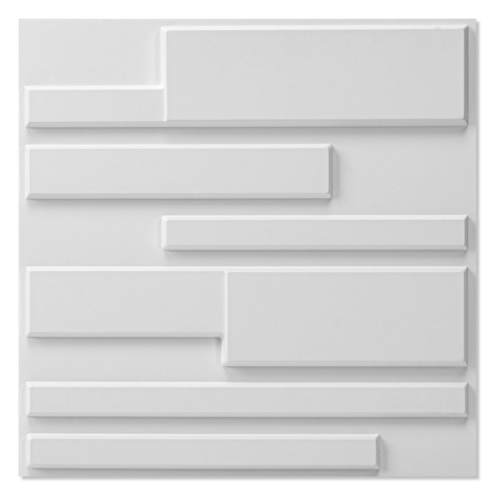 Eco Friendly Lightweight 3D PVC Wall Panel Geometric Pattern for Bedroom Accent Wall-海智集-