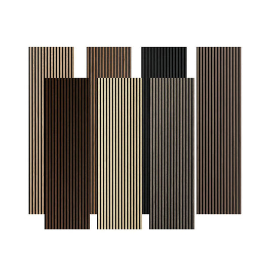 High Quality Modern Interior Wood Slat Wall Panel Decoration MDF Acoustic Panel Custom Wooden Acoustical Wall Panels-海智集-