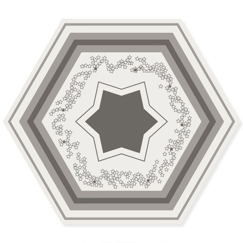 Wholesale Hexagon Vinyl Floor Tile 10 Pack Removable Waterproof for Kitchen-海智集-