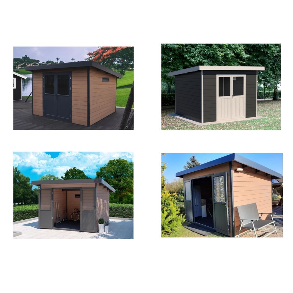 Cheap Price Portable Plastic Outdoor Shed Garden Building Waterproof Utility PE Tool House-海智集-