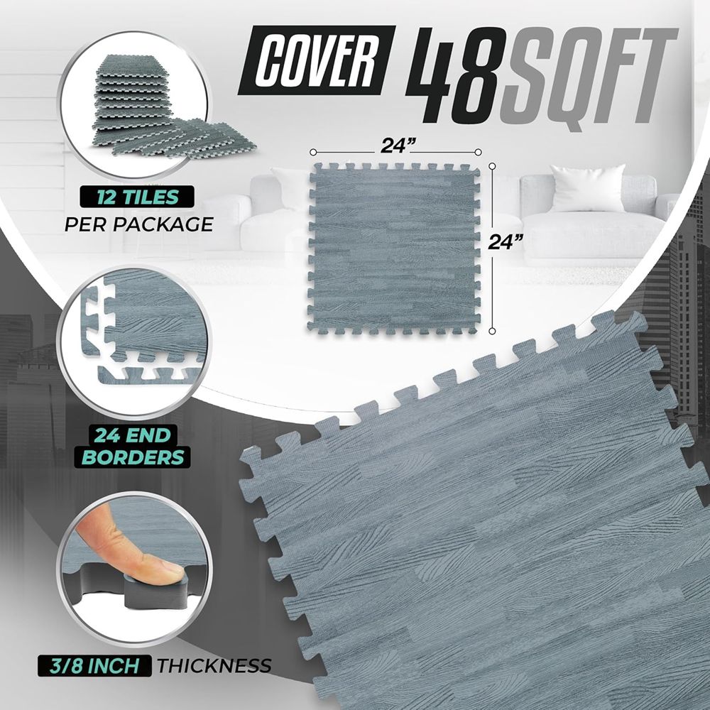 New Arrival Custom Logo Foam Floor Tiles EVA Interlocking Mats for Gym Equipment Area-海智集-