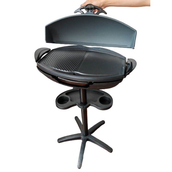 Factory Direct 2200W Smokeless Electric Grill Outdoor Barbecue Griddles for Powder Coated Aluminium Griddle for Party-海智集-
