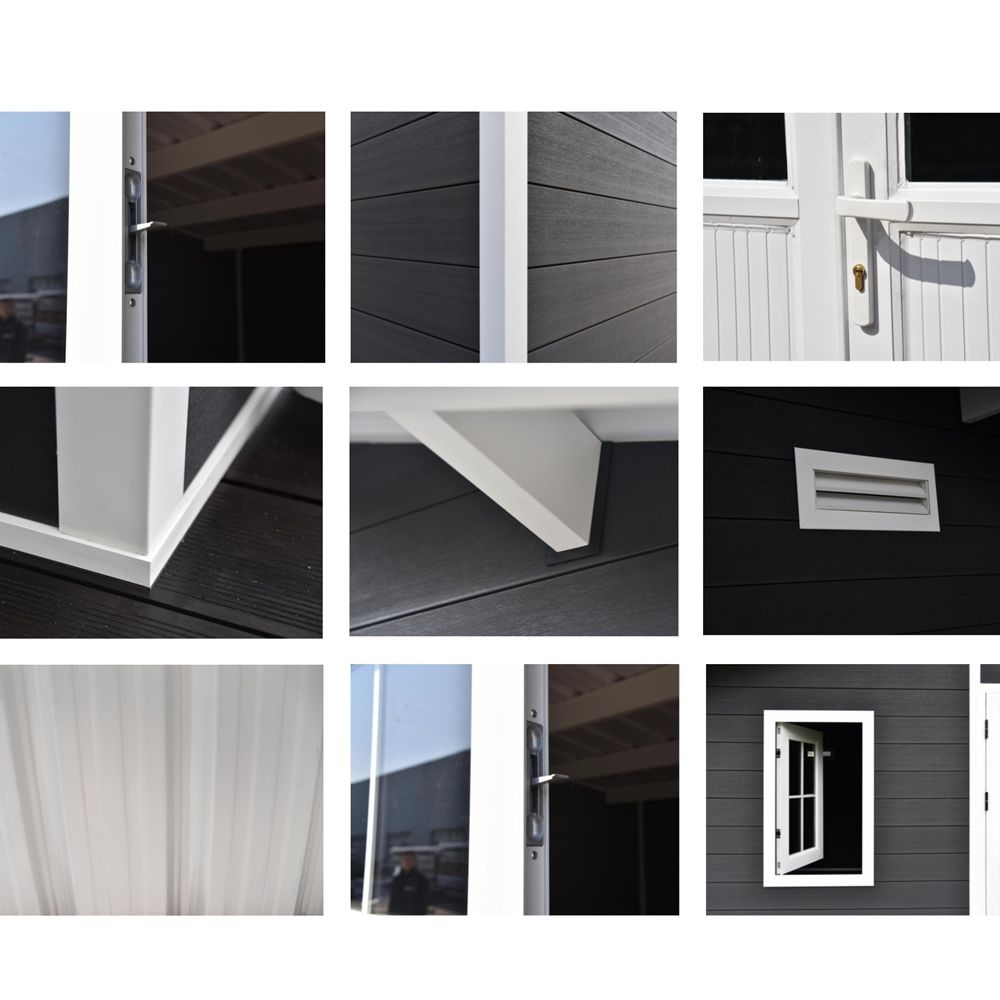 Cheap Price Portable Plastic Outdoor Shed Garden Building Waterproof Utility PE Tool House-海智集-