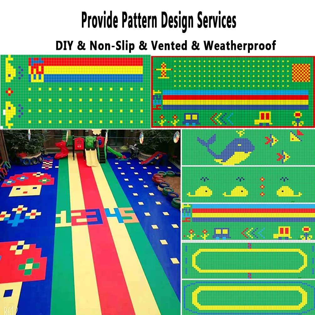 Premium Plastic Interlocking Modular Flooring Tile Easy Install PP Suspended Floor Waterproof Plastic Flooring for Outdoor-海智集-
