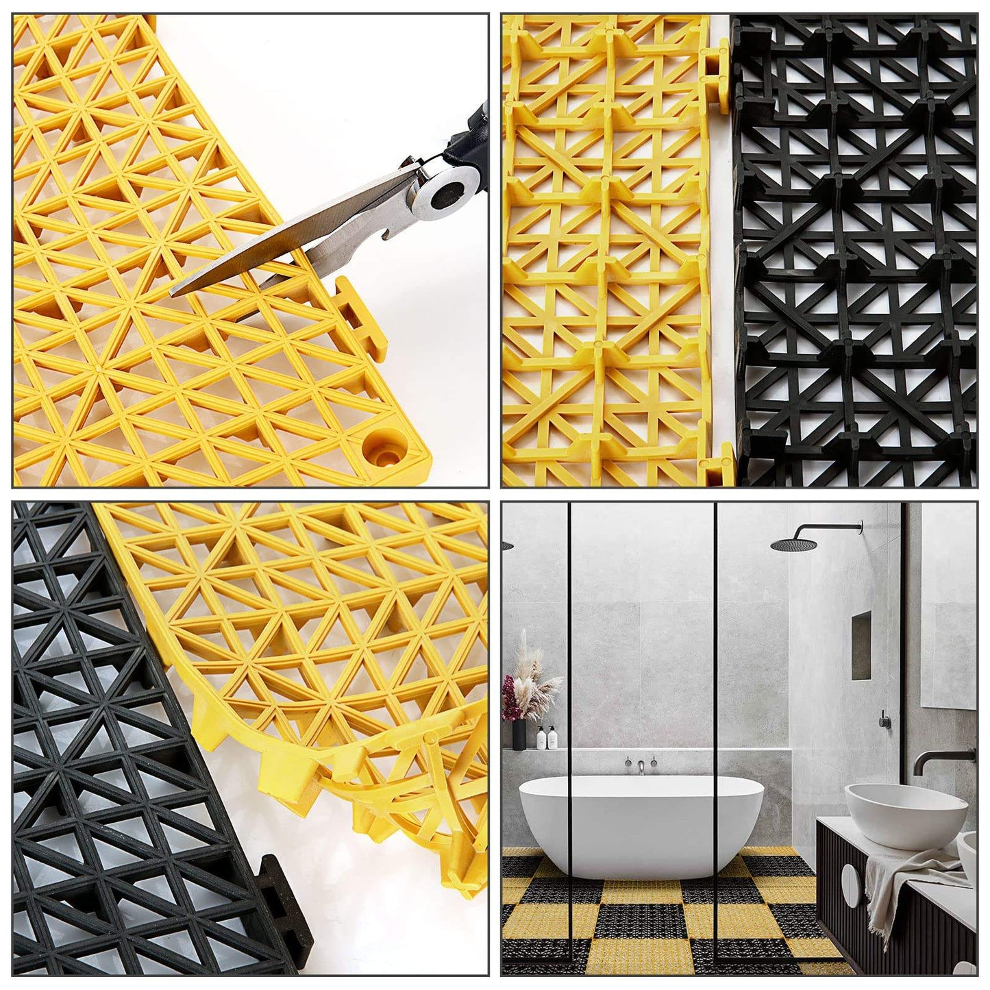 Heavy Duty Plastic Flooring Wear Resistant Long Lasting for Public Playground-海智集-