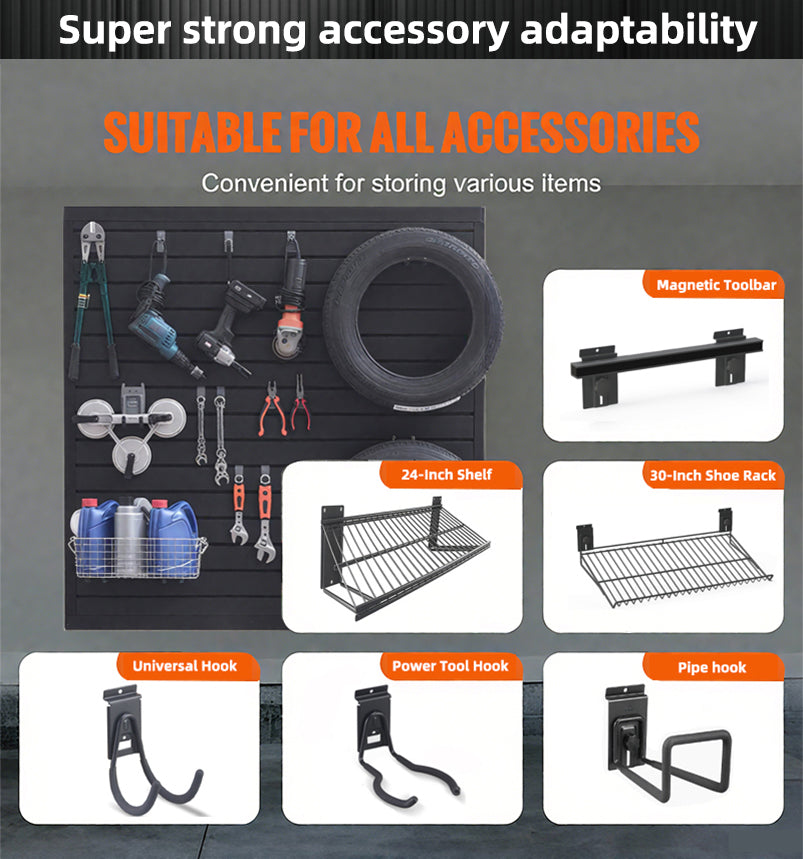 Wholesale PVC Slat Panel for Retail Display Durable Slatwall Storage Solution for Shop and Supermarket Supplies