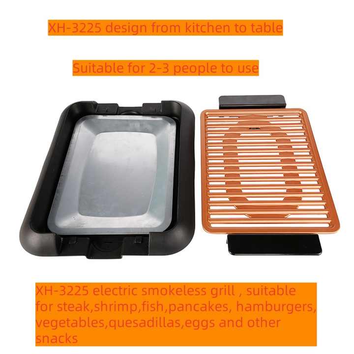 3225 Factory Multi-function Panini Press Sandwich Commercial Electric Grill Household Barbecue Bbq for Household-海智集-
