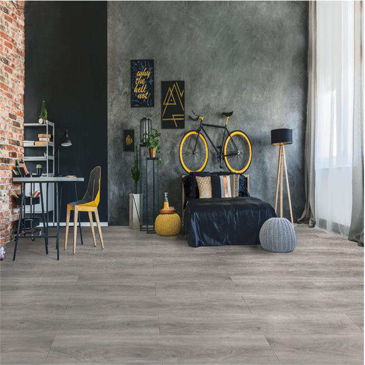 Easy to Install Click Lock Glossy Floor Stone Wood Plastic Composite Spc Flooring for Apartments-海智集-