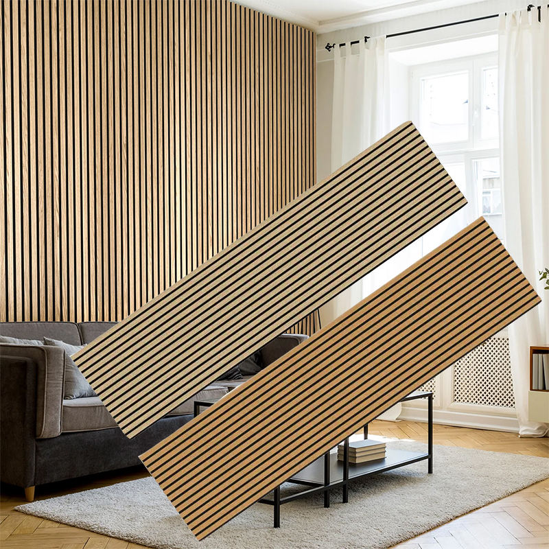 Modern Interior Sound Proof Wall Panels Decoration MDF Acoustic Panel Custom Wooden Acoustical Wall Panels-海智集-