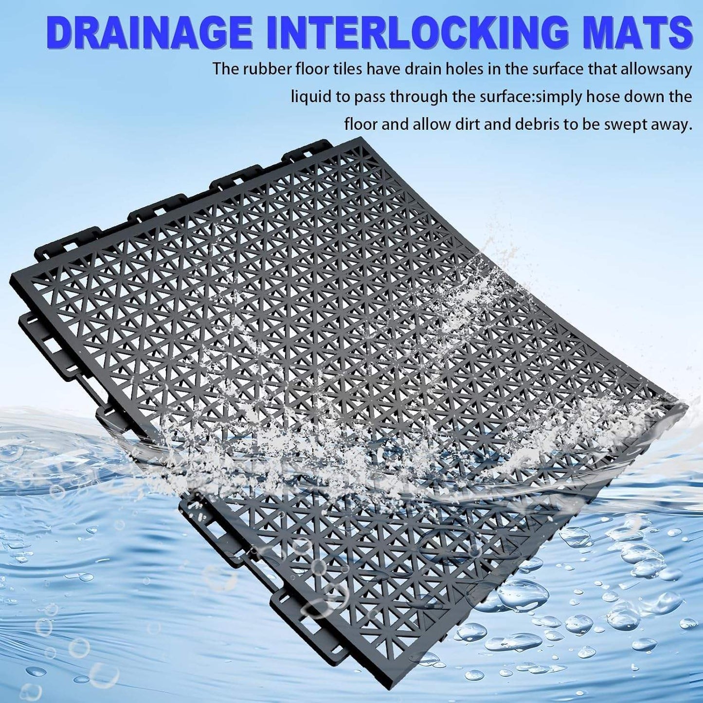 Cost Effective Plastic Flooring Slip Proof Easy Clean for Community Park Kids Entertainment-海智集-