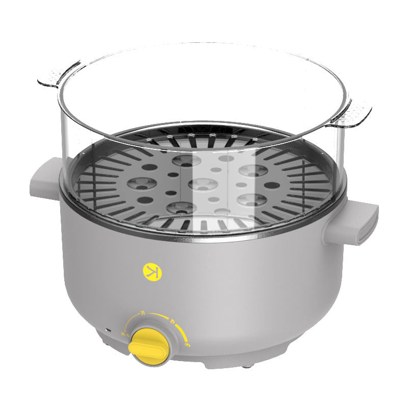Electric multi cooking pot electric frying pan suitable for noodles/hotpot/soup fast cooking electric hot pot cooker-海智集-