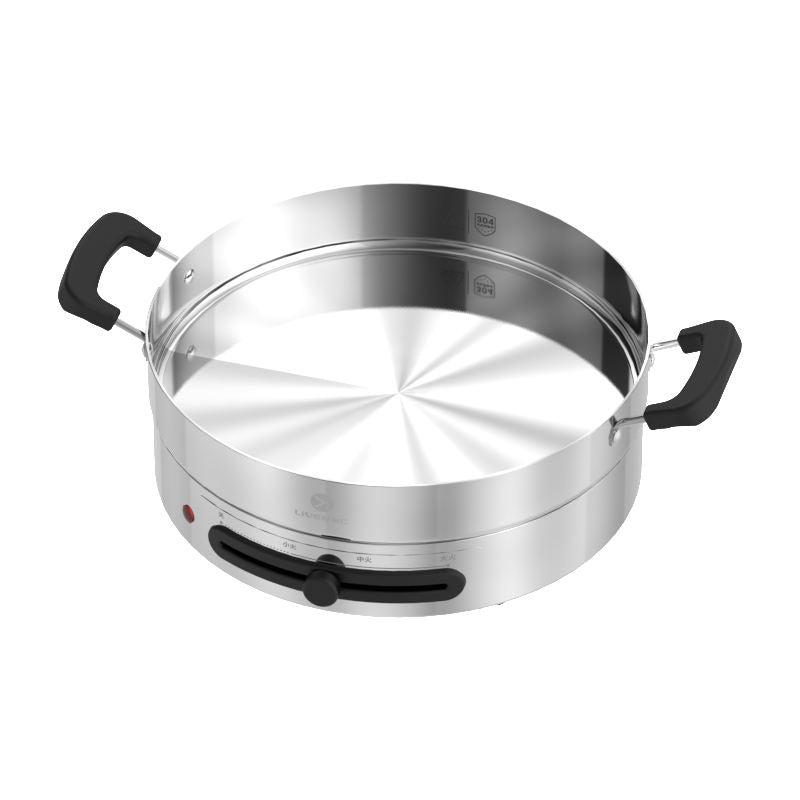 3.3L capacity household electric hot pot electric boiling pot barbecue multi-functional integrated Hot pot-海智集-