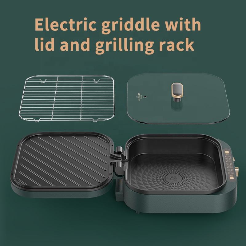 Electric Cooker Multi-Function Household Intelligent Split Small Electric Pot Cooker 110V 220V Dormitory Electric Hot Pot-海智集-