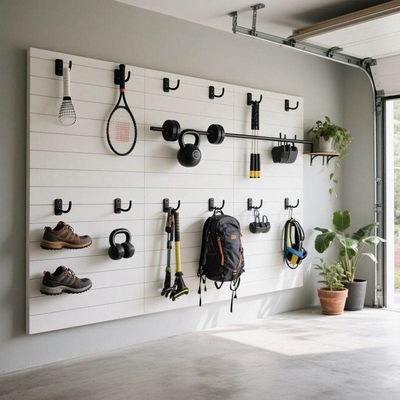 OEM Wood Wall Storage Panels Waterproof Wall Panels for Living Room Interior Garage Tool Bag Organization