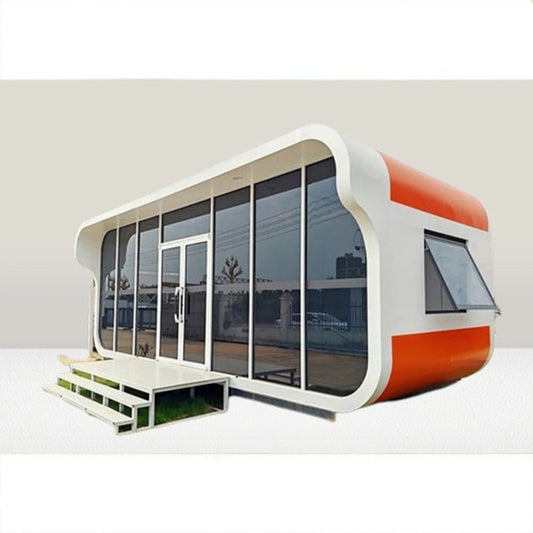 Space Capsule Prefab Modular House Contain Container Home Prefabricated Tiny Capsule House-海智集-