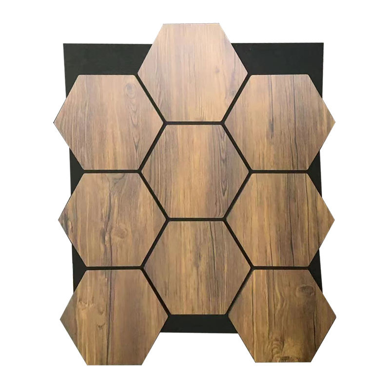 Professional Ultra Thick Hexagonal Wood Acoustic Panels for Modern Office Hotels Soundproofing Wall Decor Bedrooms Warehouses-海智集-