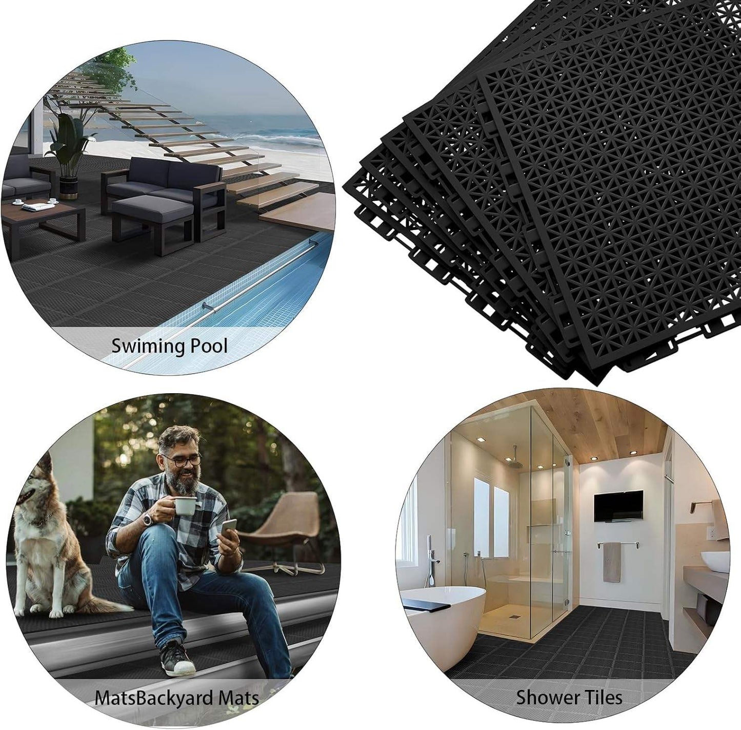 Cost Effective Plastic Flooring Slip Proof Easy Clean for Community Park Kids Entertainment-海智集-