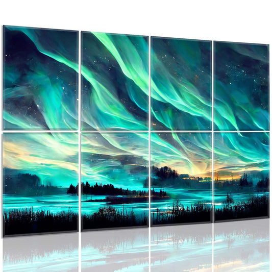 Custom Photo Fiber Polyester Art Acoustic Panels for Living Room Indoor-海智集-