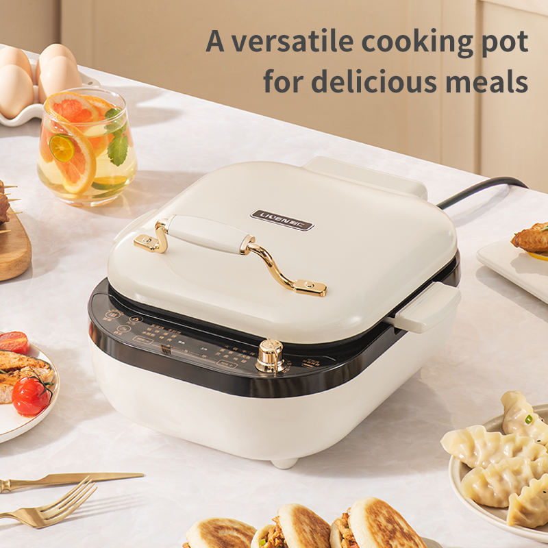 Household Smokeless Electrical Appliances All-in-one Pot Frying Pan Electric Baking Pan electric pancake pan-海智集-