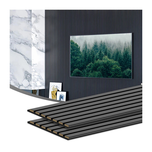 High Quality Modern Interior Wooden Wall Panel Decoration MDF Sound Proof Wall Panels Custom Wood Acoustic Panel-海智集-