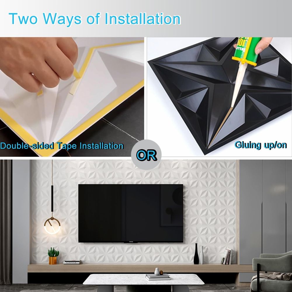 High Quality Waterproof 3D PVC Wall Panel for Home Interior Upgrade-海智集-