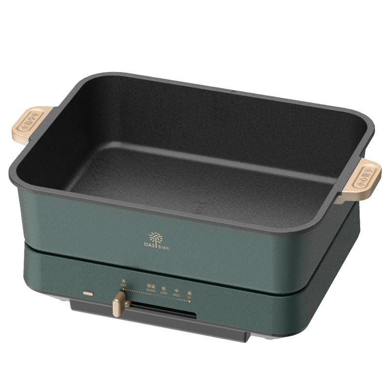 Smokeless Indoor Electric Hot pot Temperature control multi-function electric hot pot for household-海智集-