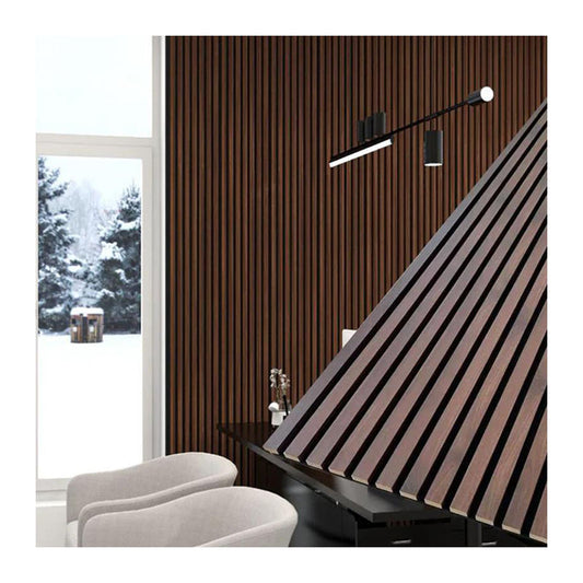 High Quality Modern Interior Wooden Acoustic Panels Decoration MDF Sound Absorbing Panels Custom Acoustical Wall Panels-海智集-