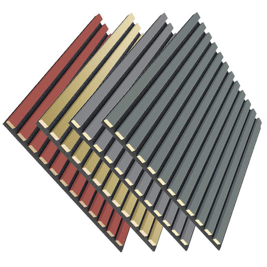 High Quality Interior 600mmx600mm Sound Absorbing Panels Decoration MDF Acoustic Wood Wall Panels Custom Acoustical Wall Panels-海智集-