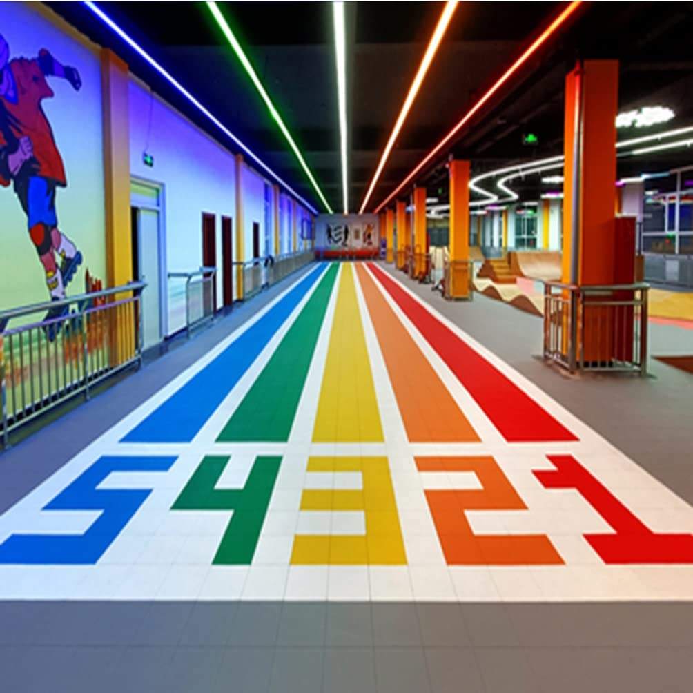 Recyclable Plastic Flooring Environmentally Friendly Sturdy for School Courtyard Playground-海智集-