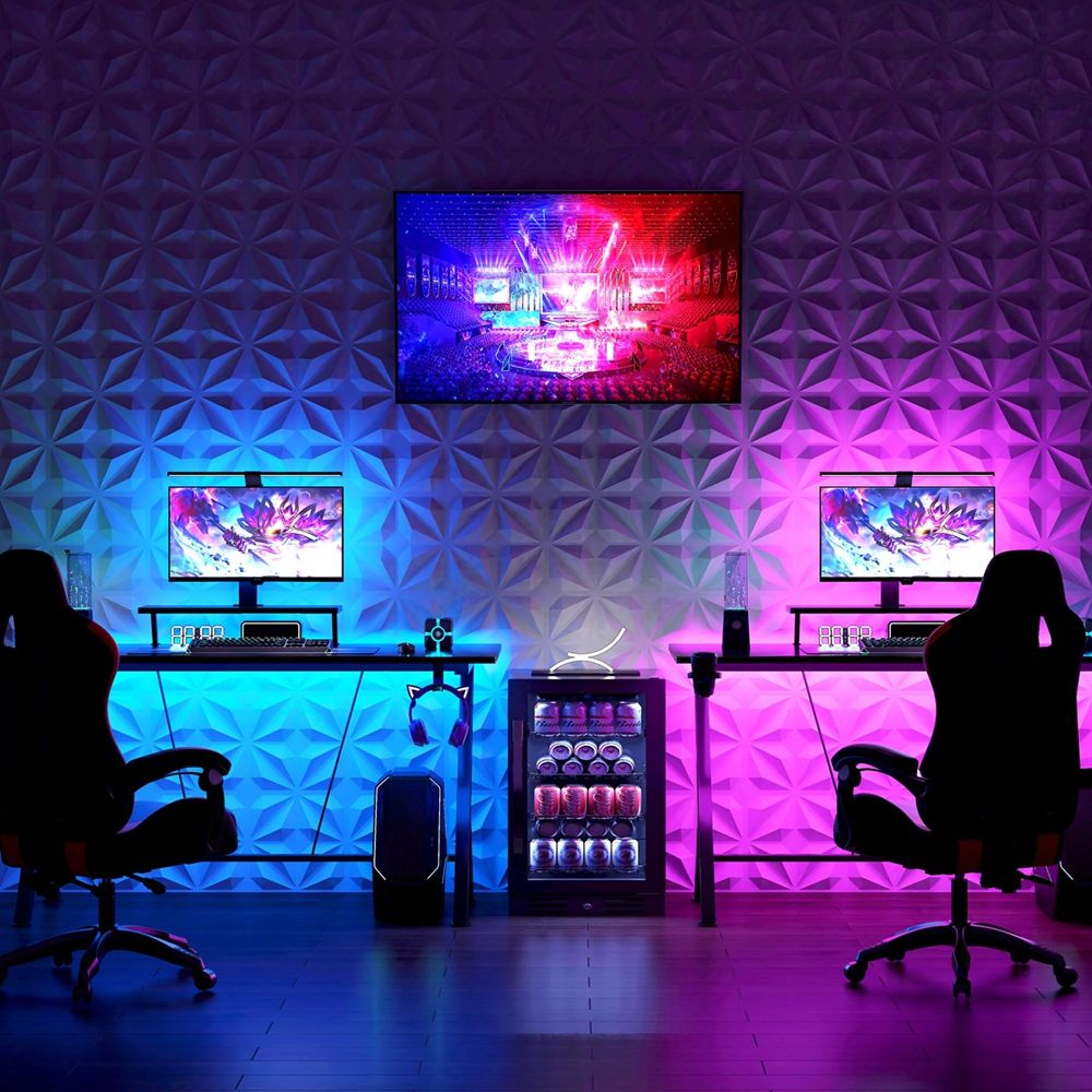 Premium Self Adhesive 3D PVC Wall Panel Black Modern for Commercial Space Decoration-海智集-