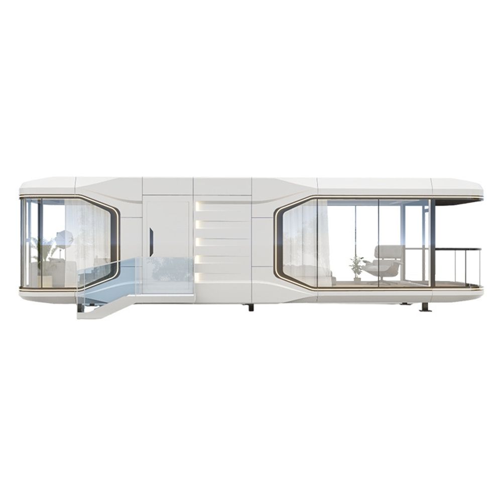 Modern Prefab Pod House Steel Space Capsule Style for Hotel Outdoor-海智集-