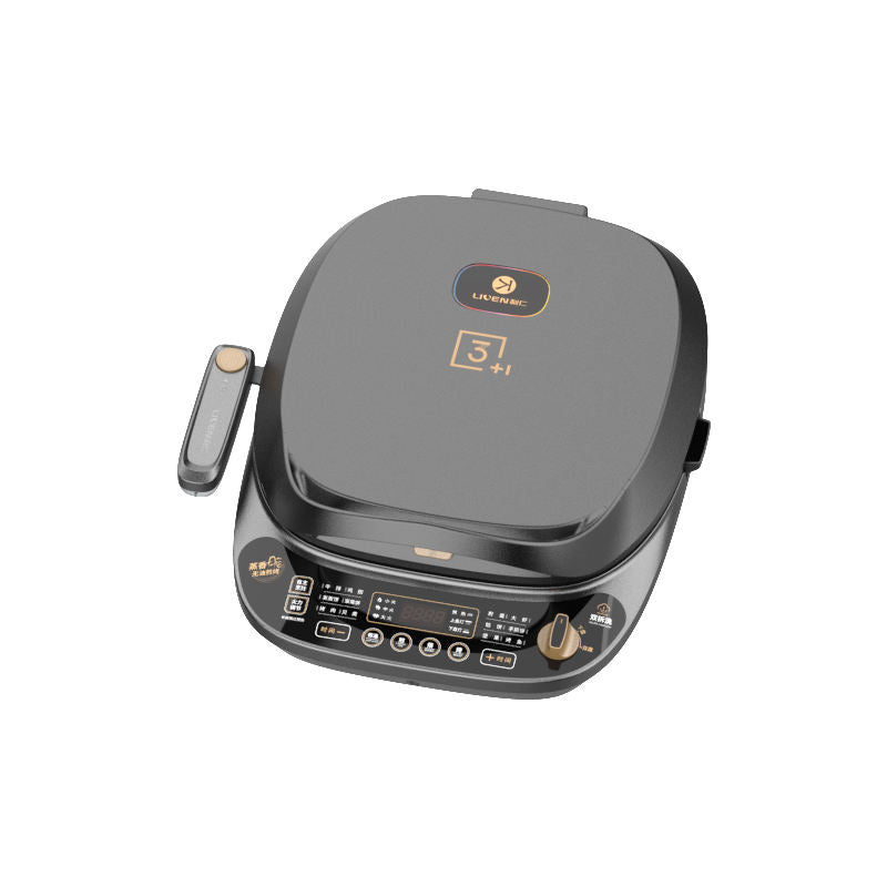 BBQ Grill Household Kitchen Appliances Baking Machine Grill Electric Smokeless Meat Pan Contact Grill-海智集-