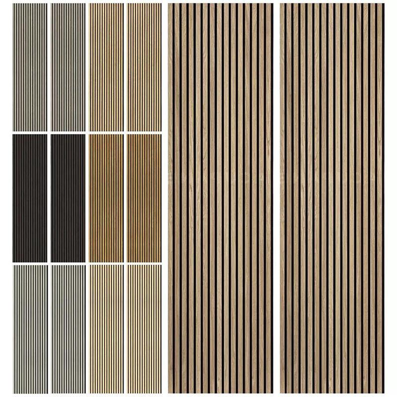 High Quality Modern Soundproofing Wall Panels Decoration MDF Sound Absorbing Panels Custom Wood Veneer Acoustic Wall Paneling-海智集-