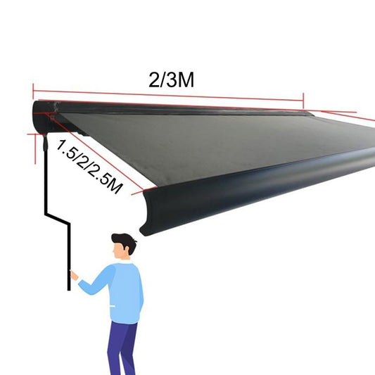 High Class Heavy Duty Retractable Sun Shade Awning Motorized Remote Control Aluminum Alloy Coated Outdoor Motorized Backyard-海智集-
