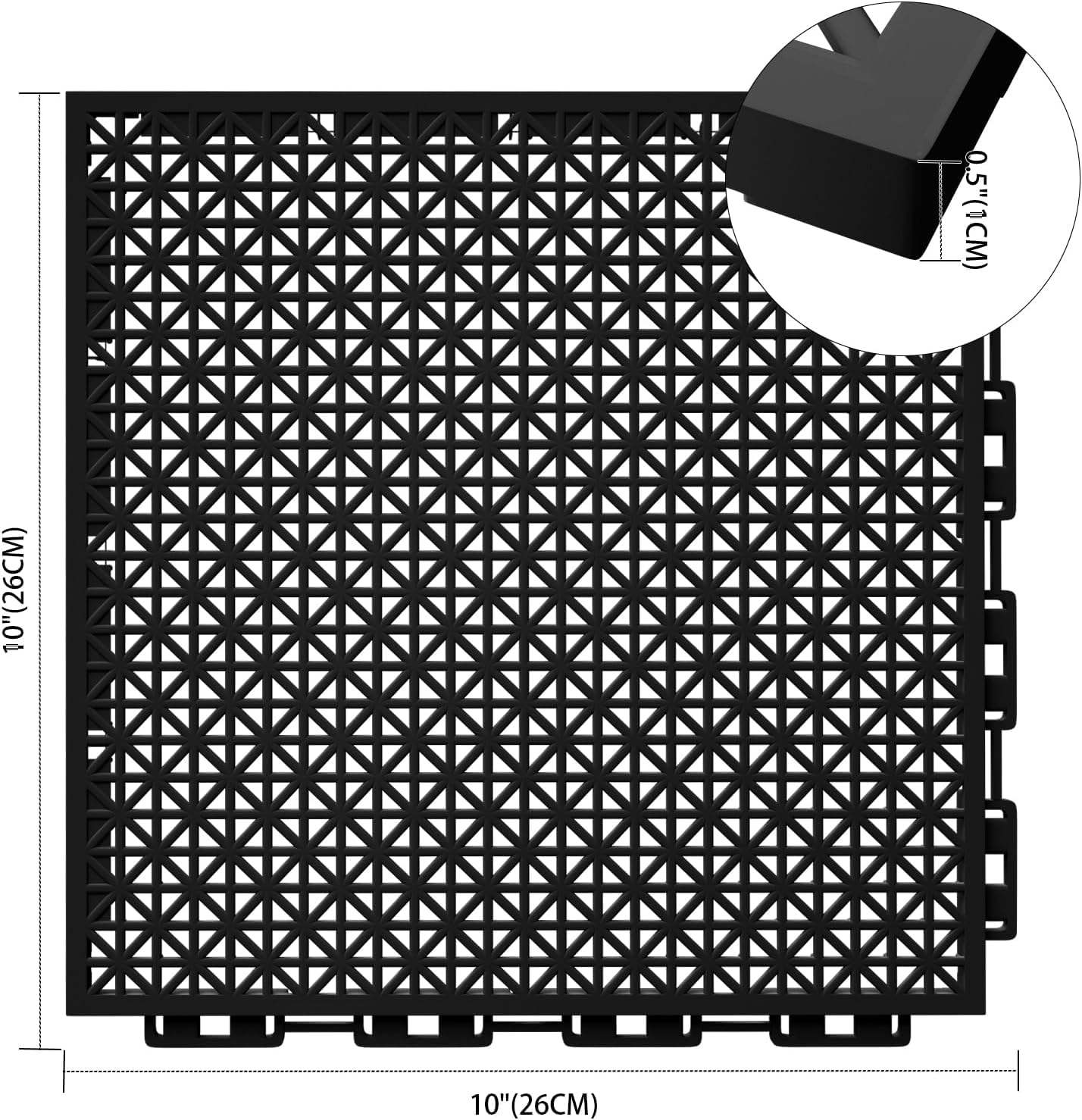 Cost Effective Plastic Flooring Slip Proof Easy Clean for Community Park Kids Entertainment-海智集-