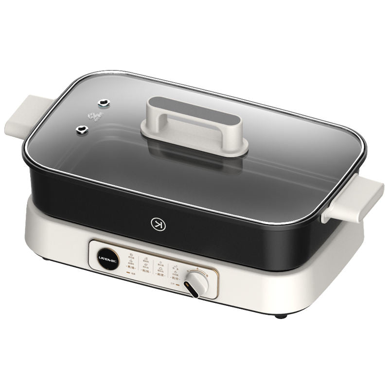Electric Cooker Multi-Function Household Intelligent Split Electric Pot Cooker 110V 220V Dormitory Electric Hot Pot-海智集-