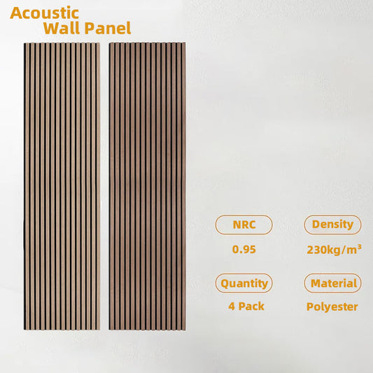 High Quality Modern Interior Studio Decoration Wooden Soundproofing Wall Panels Custom Grooved Wooden Acoustic Wall Panel-海智集-