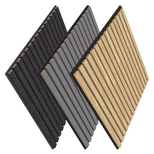 High Quality Interior 600mmx600mm Wood Veneer Wall Panels Decoration MDF Acoustic Panel Custom Acoustical Wall Panels-海智集-