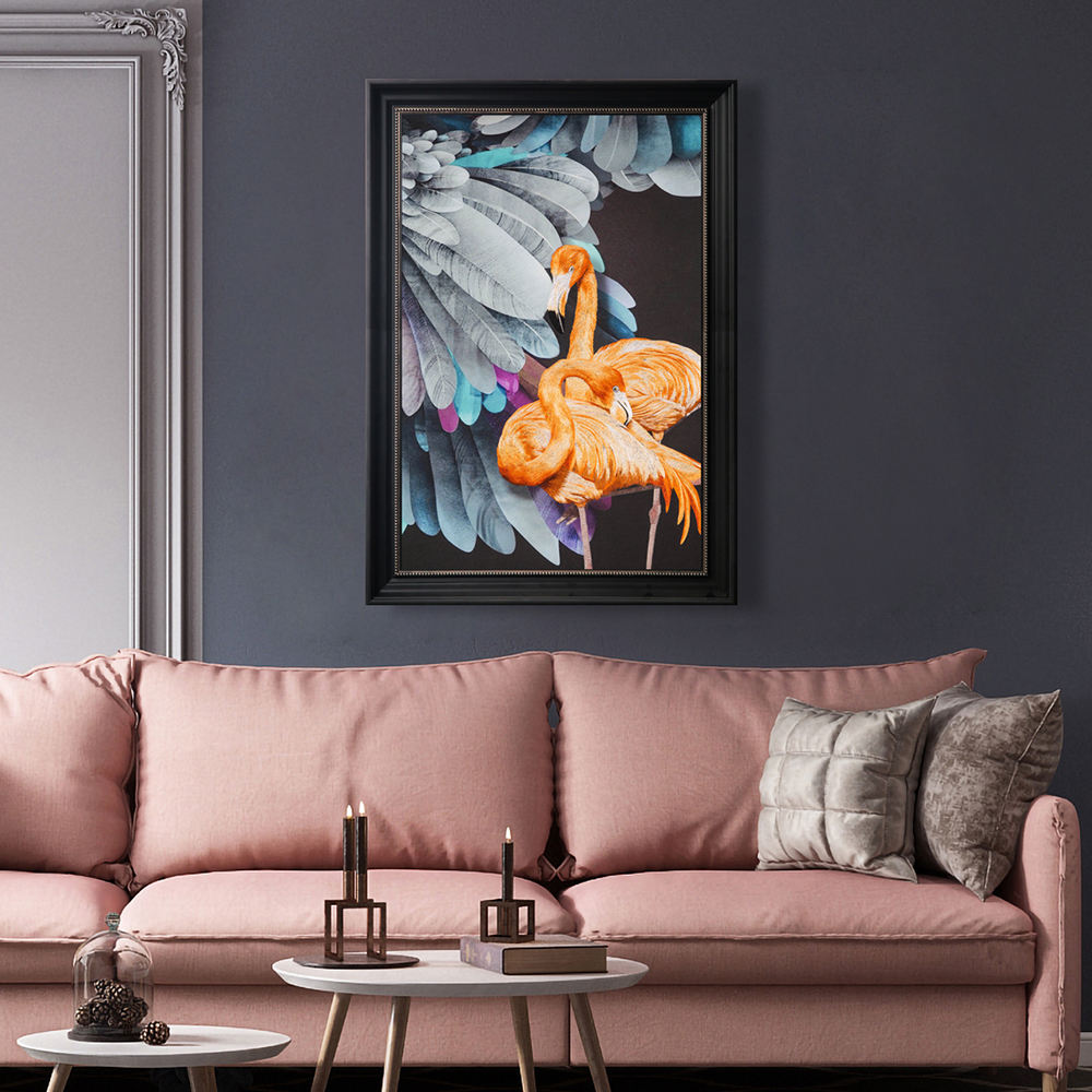 High Quality Embroidery Craft Living Room Decor Wall Paintings Custom Modern Wall Art Home Decor Paintings-海智集-