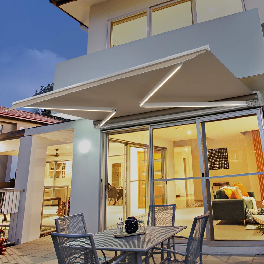 Hot Sale Electric Retractable Awning Waterproof for Patio Garden Outdoor Use-海智集-