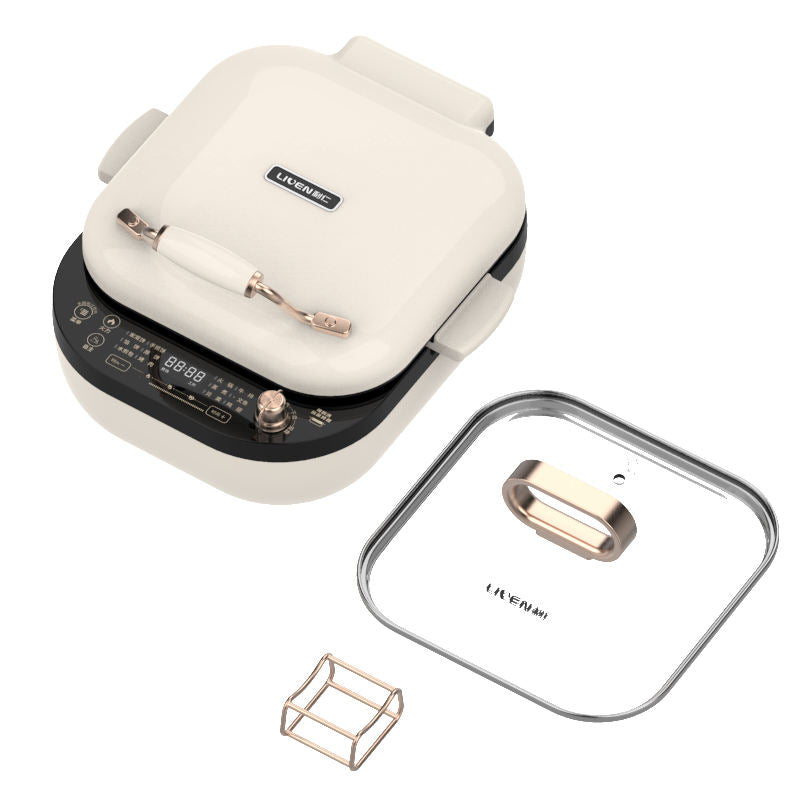 Household Smokeless Electrical Appliances All-in-one Pot Frying Pan Electric Baking Pan electric pancake pan-海智集-