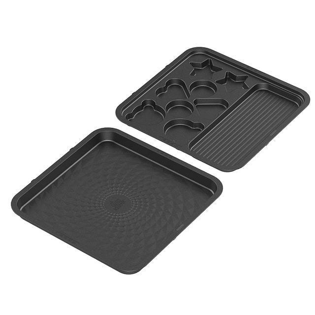 High quality product Grilling Press Plates Mini Pancake Maker Cool Touch Handle shapes non stick electric grill-海智集-