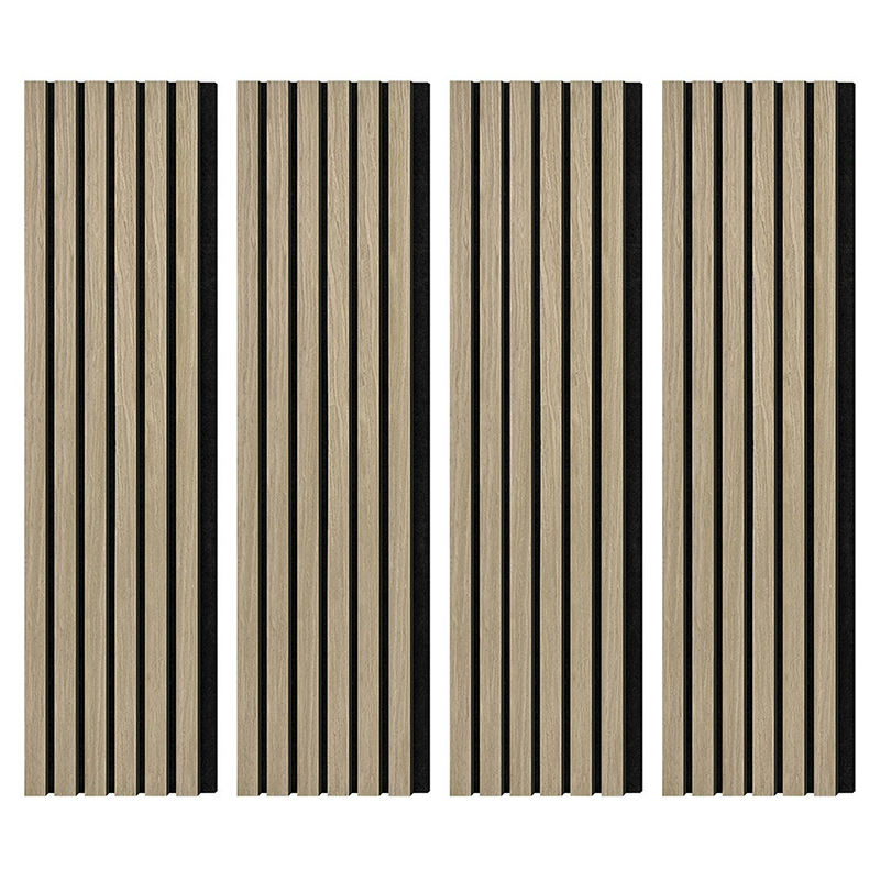 High Quality Modern Interior Wood Acoustic Panel Decoration MDF Sound Proof Wall Panels Custom Wood Acoustic Panel-海智集-